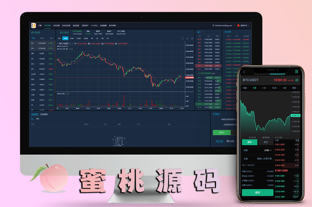 全开源多语言交易所源码/秒合约＋永续合约＋锁仓挖矿＋新币申购/含完整搭建教程