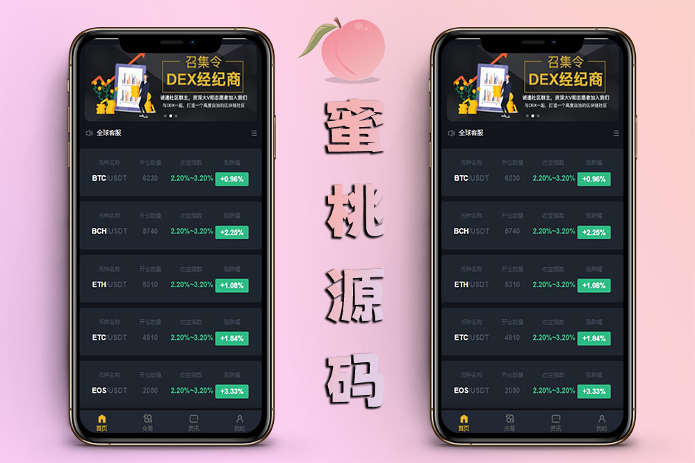 H5微盘虚拟币交易系统源码/钱包+邀请推广代理功能